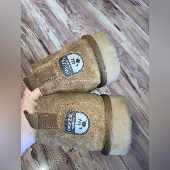Pawz by bear paw mens Gavin chukka boots slippers tan size 10 - Picture 5 of 14